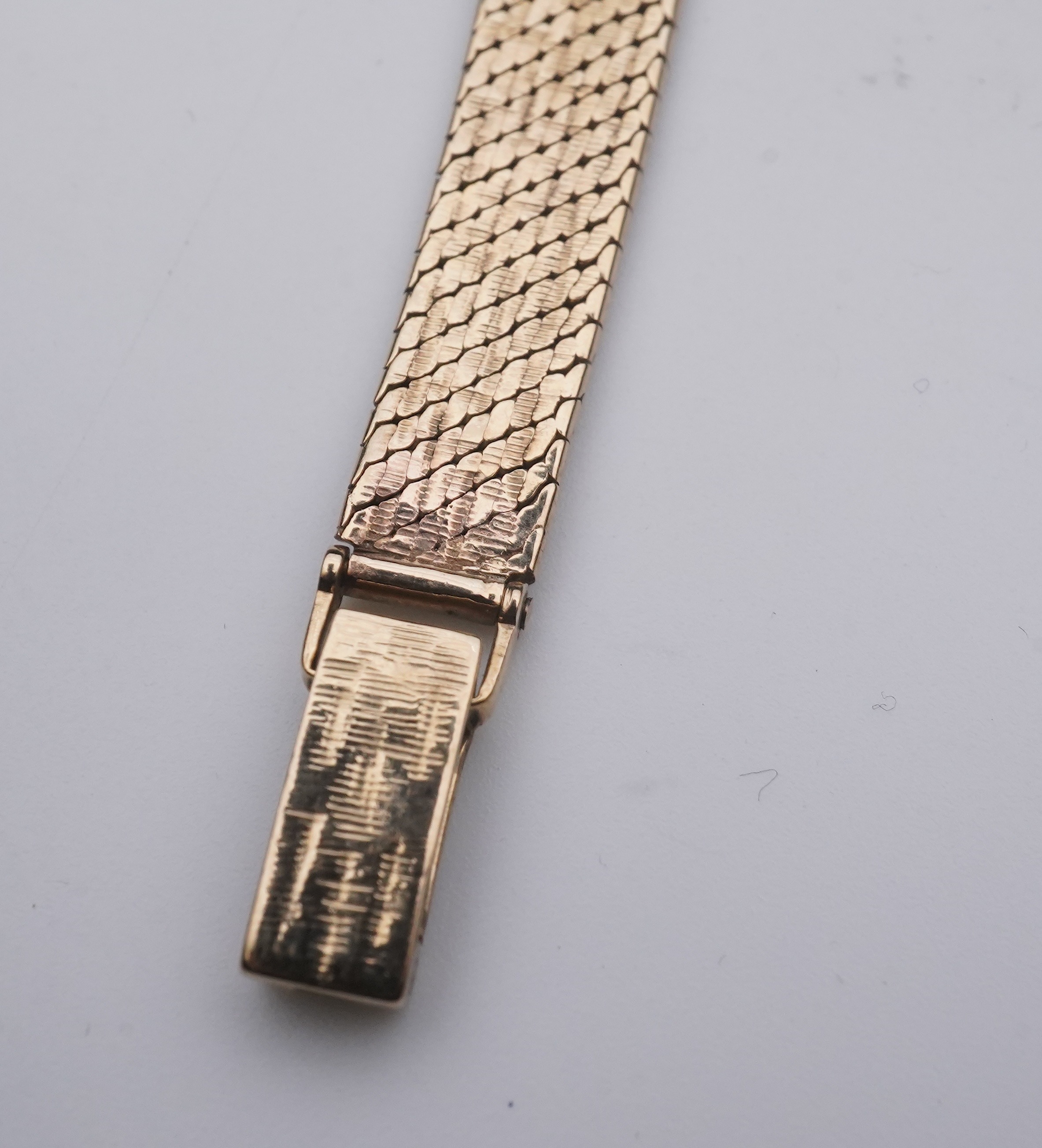 A lady's 9ct gold and diamond cocktail watch, early 20th century and later